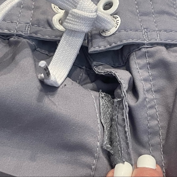 Wave Life Gray Swim Shorts Trunks with  Built in Briefs Size 36 - Picture 9 of 11